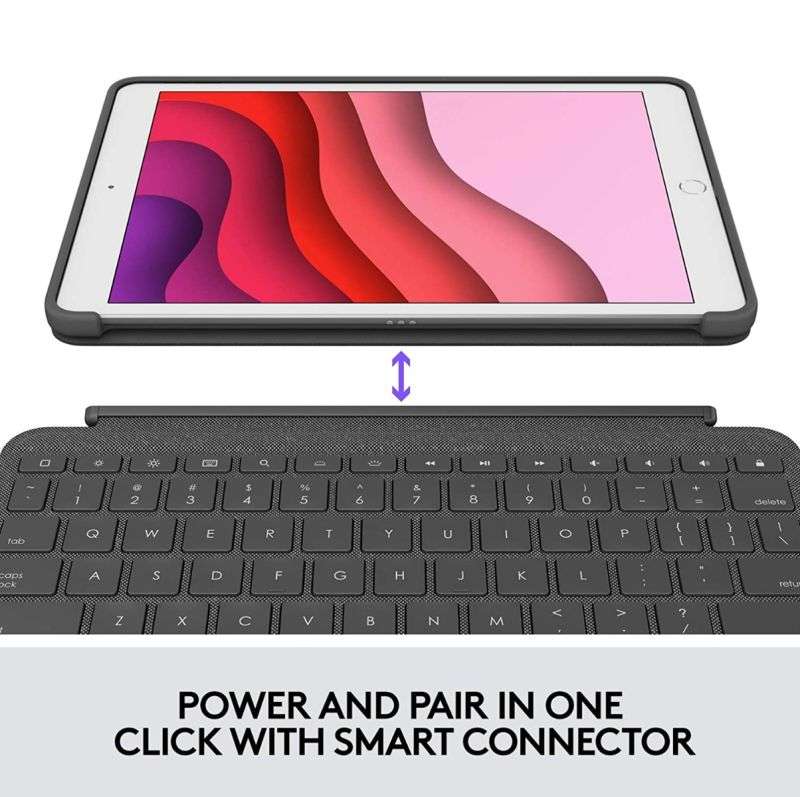 Logitech Combo Touch Detachable Keyboard case with trackpad 