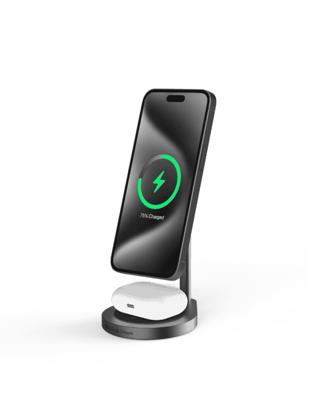 DailyObjects SURGE™ Max 2-In-1 Magnetic Wireless Charger (18W)