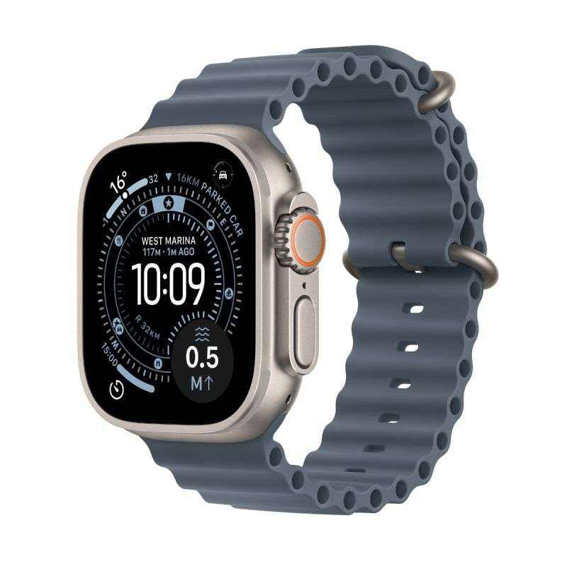 Apple Watch Ultra Titanium Case with Ocean Band-49mm