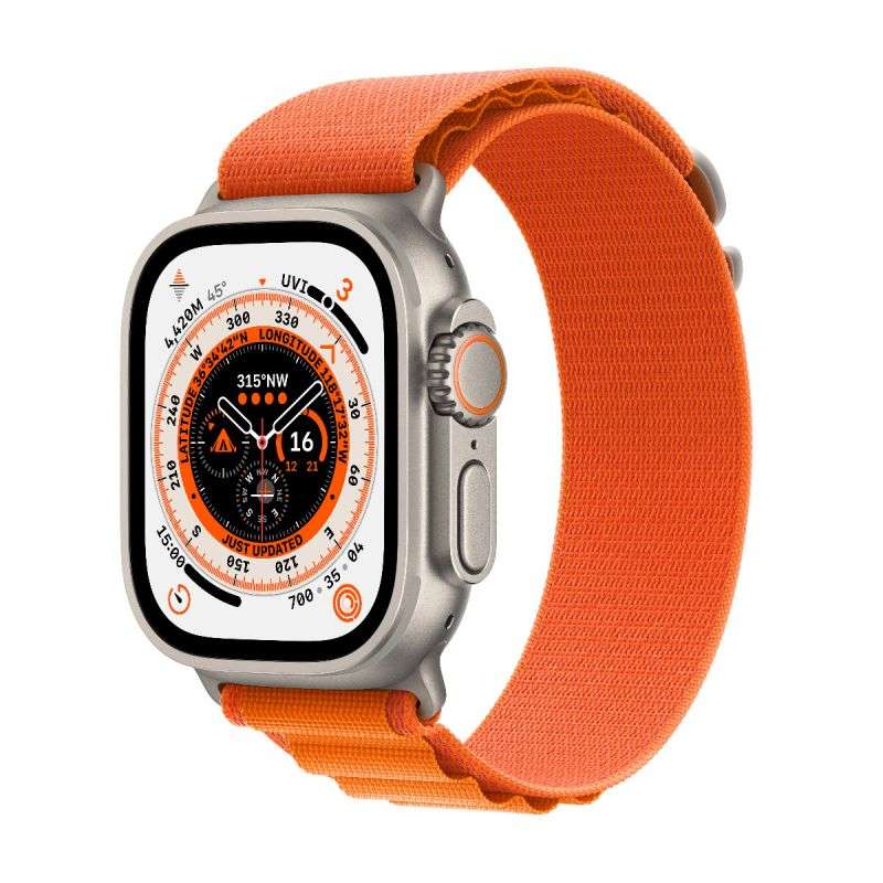 Apple Watch Ultra GPS + Cellular 49mm Titanium Case with Alpine Loop