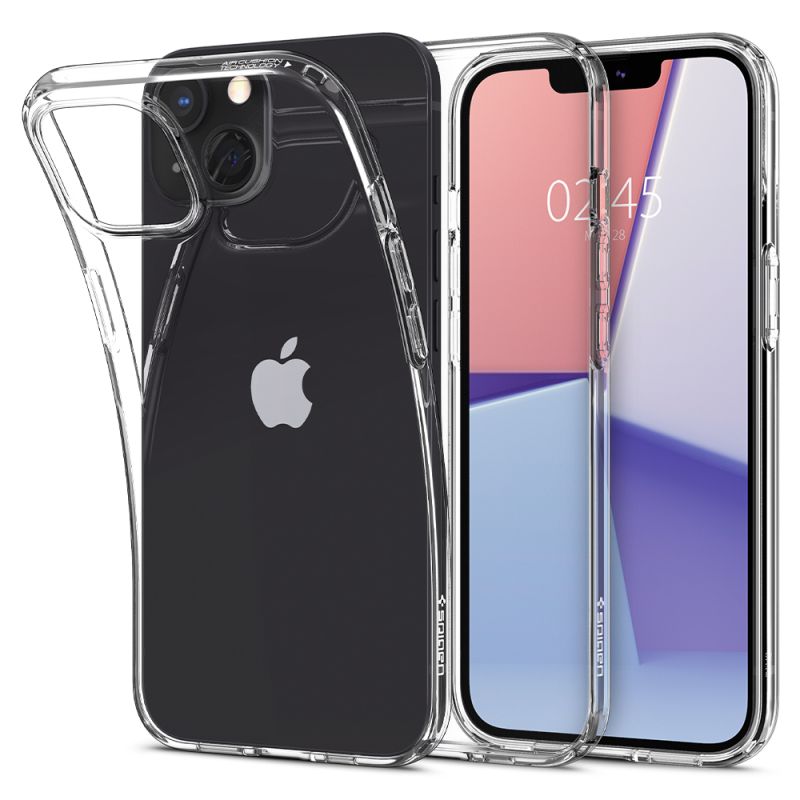 Spigen Liquid Crystal Back Cover Case for iPhone 13 - Crystal Clear