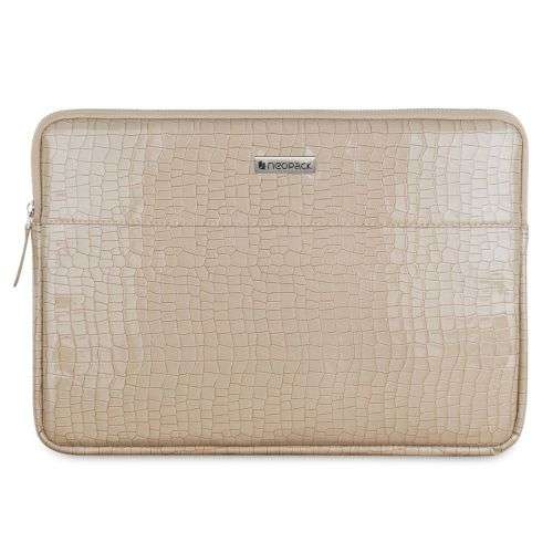 Neopack Stanley Laptop Sleeve Compatible with MacBook Pro/Air 13" (Beige Glossy)