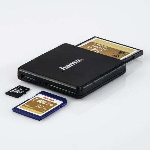 Hama USB 3.0 Multi-Card Reader, SD/microSD/CF