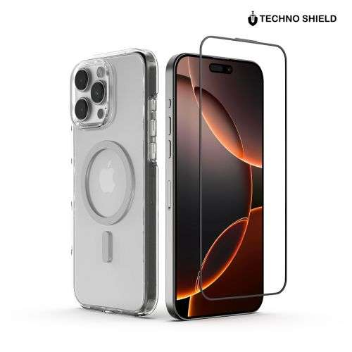 ICE SHIELD COMBO FOR TEMPERED GLASS AND MAGSAFE CASE FOR IPHONE 16 PRO