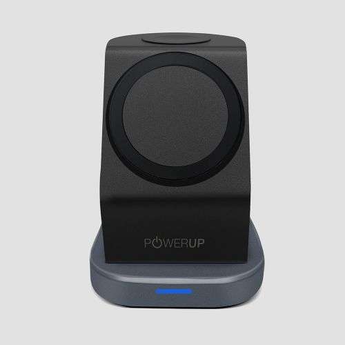 Powerup 3in1 Wireless Charger  - Black
(iPhone, Airpods & Apple Watch)
