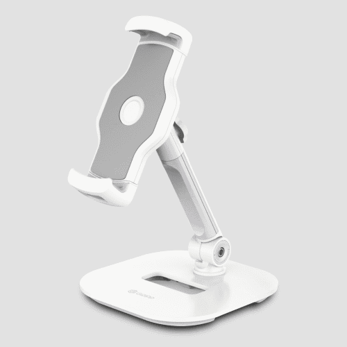 Gripp Table Top Pivot Stand(aluminium) - 
White/Silver