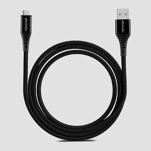 Powerup 1.5M USB-C TO USB-A Cable 65W - Black