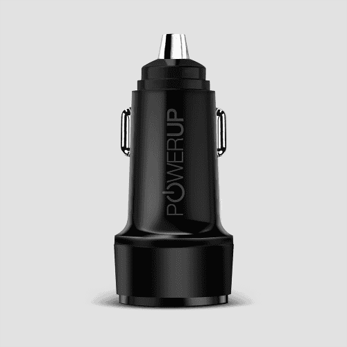 Powerup Type-C 30w Quick Car Charger  - Black