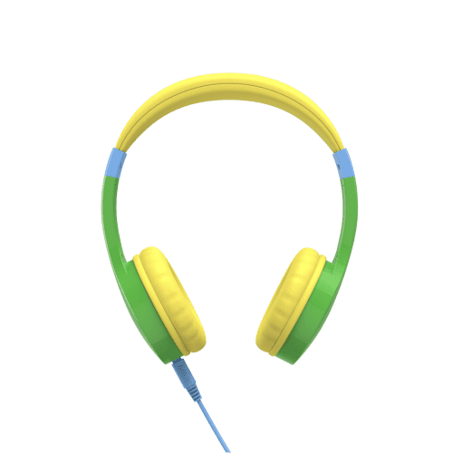 Hama "Kids Guard" Children's Headphones, On-Ear, Volume Limiter, green, Detachable Cable