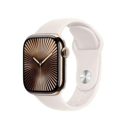Apple Watch Series 10 GPS-Cellular 42mm Titanium Case Sport Band