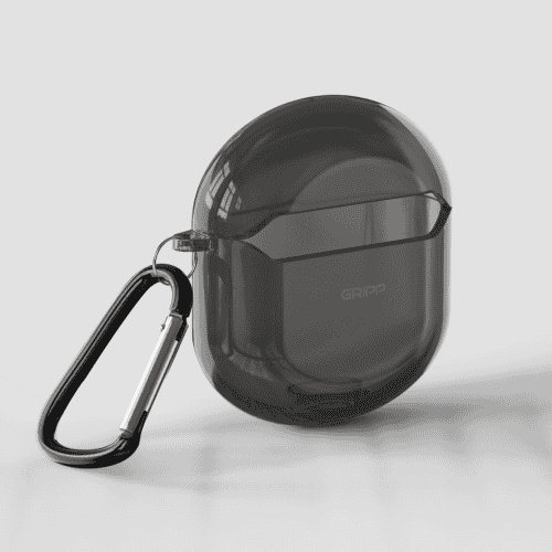 Gripp Silicon case + Keyring Hook for Airpods 4 - Smoke