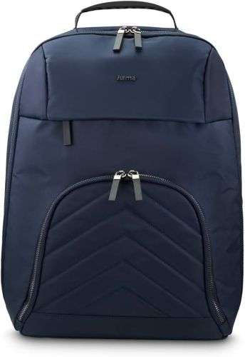 Hama Premium Backpack for Laptop (Padded Compartment for Laptops up to 16.2", Tablet Compartment for 14.6"), 2 Front Pockets and 1 Inner Compartment, Ultralight Daypack -Blue
