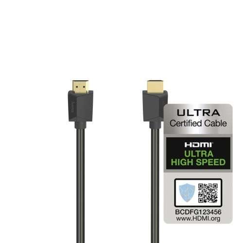 Hama Ultra High Speed HDMI™ Cable, 8K, HDMI.ORG Certified, 2.0m