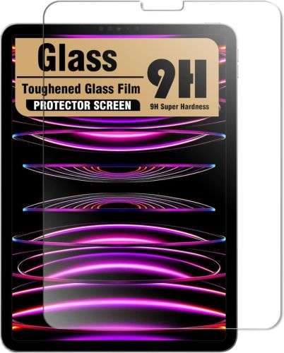 BERSEM Tempered Glass Screen Protector Compatible with iPad Pro 11 (4th/3rd/2nd/1st Gen) & iPad Air 5th / 4th (2022&2020), Ultra Clear, Anti-Scratch