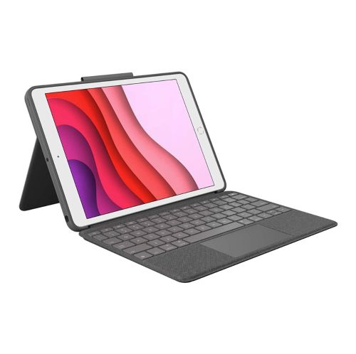 Logitech Combo Touch for iPad Air with Precision trackpad, Laptop-Like Backlit Keyboard