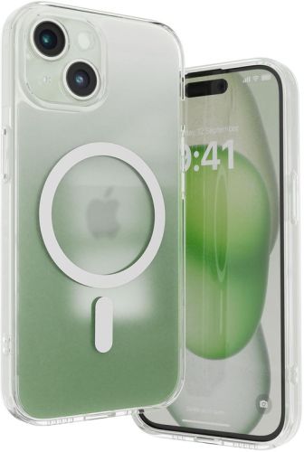 Vaku Luxos Glassy Clear back cover for iPhone 15 - Transparent