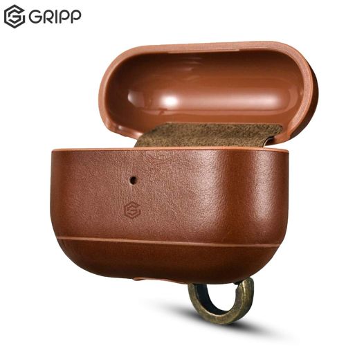 Gripp LEPRO Airpods Pro Leather Case Keyring Hook 