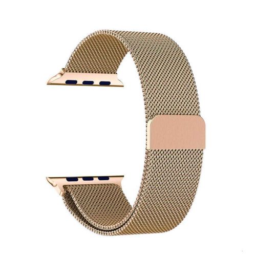 Gripp Stainless Steel Milanese Mesh Loop with Strong Magnetic Clasp Smart Watch Strap 38mm, 40mm - (Gold)