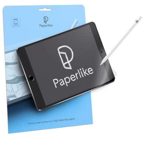 Paperlike Screen Protector (2pc) for iPad Pro 12.9" (6th/5th/4th/3rd Gen , 2018/20/21/22) for Transparent Matte Screen Protector for Notetaking and Drawing like on Paper