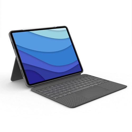Logitech Combo Touch iPad Pro 12.9-inch (5th gen - 2021) Keyboard Case - Detachable Backlit Keyboard with Kickstand
