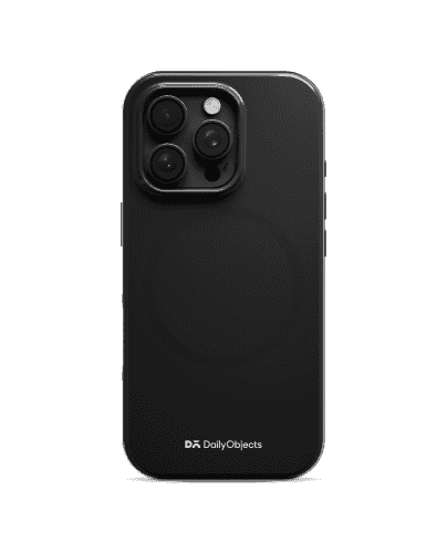DailyObjects Black Enamel Bumper MagSafe iPhone 16 Pro Case