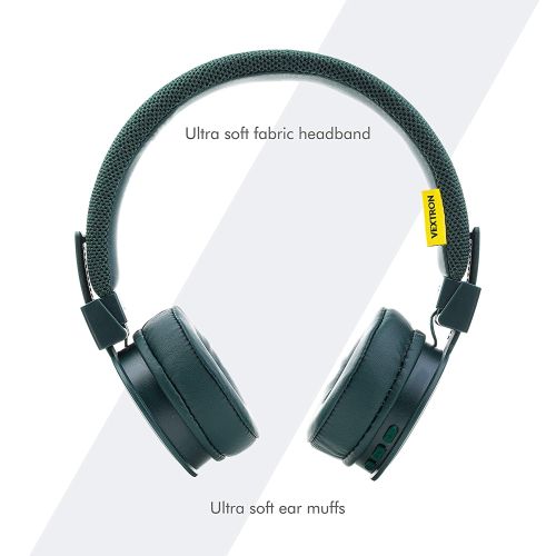 Vextron Native Bluetooth Headphones Green