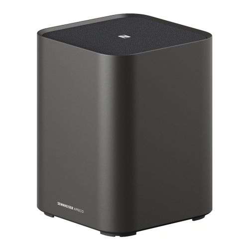 SENNHEISER AMBEO Sub for TV&Music- Immersive 3D Surround Sound-Thundering Deep Bass down to 27 Hz - 8" Subwoofer with a 350W Class D Amplifier - Compatible with AMBEO Soundbar family. 2 Years Warranty