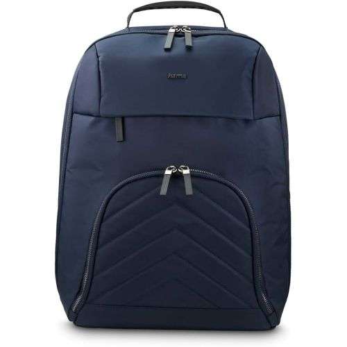 Hama Premium Backpack for Laptop (Padded Compartment for Laptops up to 16.2", Tablet Compartment for 14.6"), 2 Front Pockets and 1 Inner Compartment, Ultralight Daypack -Blue
