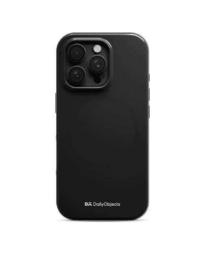 DailyObjects Black Enamel Bumper MagSafe iPhone 16 Pro Max Case