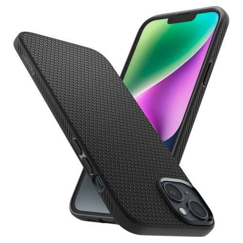 Spigen Liquid Air Back Cover Case Compatible with iPhone 14 - Matte Black