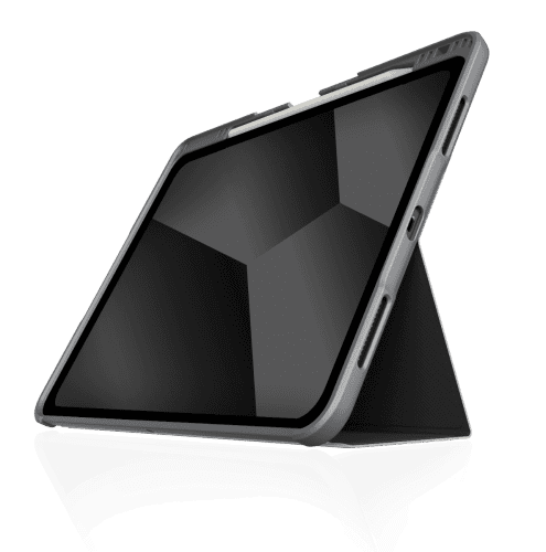 STM Dux Plus for iPad Pro 13 inch M4 2025): Ultra Protective Rugged  Clear Back, Apple Pencil Holder, Battery Saving On/Off Cover – black