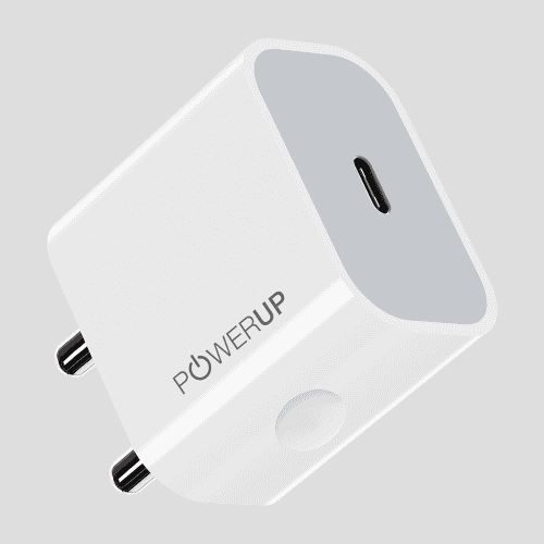 Powerup Turbo 20W PD USB Type-C Wall Charger  -White