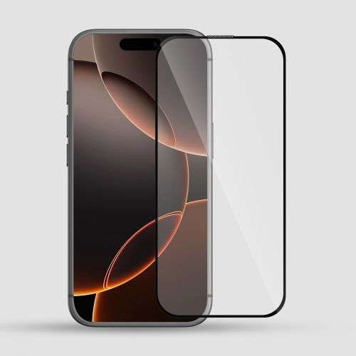 Gripp Dust Proof 3D Tempered Glass for Apple iPhone 16 Pro Max (6.9") - Black