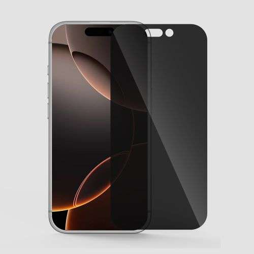Gripp Privacy Glass for  Apple iPhone 16 Pro (6.3") - Black