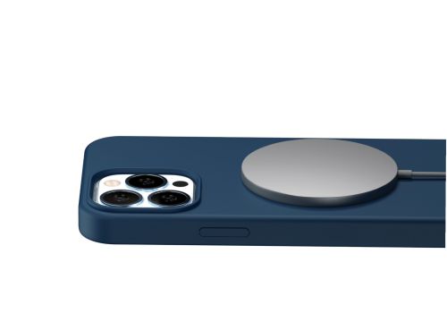 Vaku Luxos MAGPRO LOGOCUT case for iPhone 13 Pro Max - Navy Blue