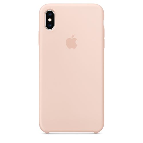 iPhone Xs Silicone Case - Pink Sand