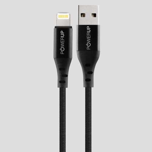 Powerup 1.5M Lightning Cable  - Black