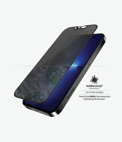 PanzerGlass™ iPhone 13 Pro Max - Black - Privacy