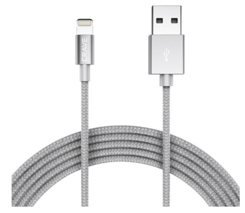 CRAVE- LIGHTNING CABLE-36012-SILVER