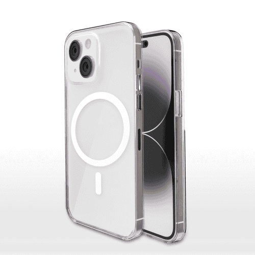Gripp Clear MagSafe Case for Apple iPhone 15 (6.1") with White Ring   - Clear