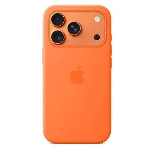 BONAVENTURA iPhone17proケース オレンジ Apple iPhone 17 Pro Silicone Case with MagSafe Orange