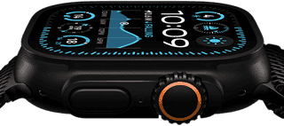 Profile angle of Apple Watch Ultra 2
